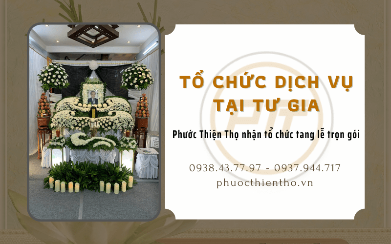 tổ chức dịch vụ tại tư gia