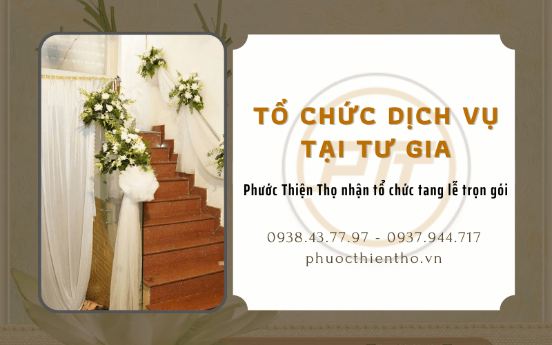 tổ chức dịch vụ tại tư gia