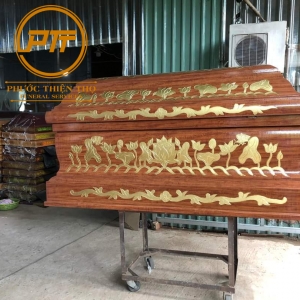 Áo quan Lục Bình Chạm sen loại 1
